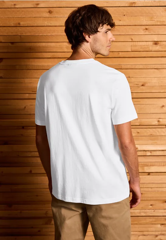 T-shirt à l'imprimé graphique bright white