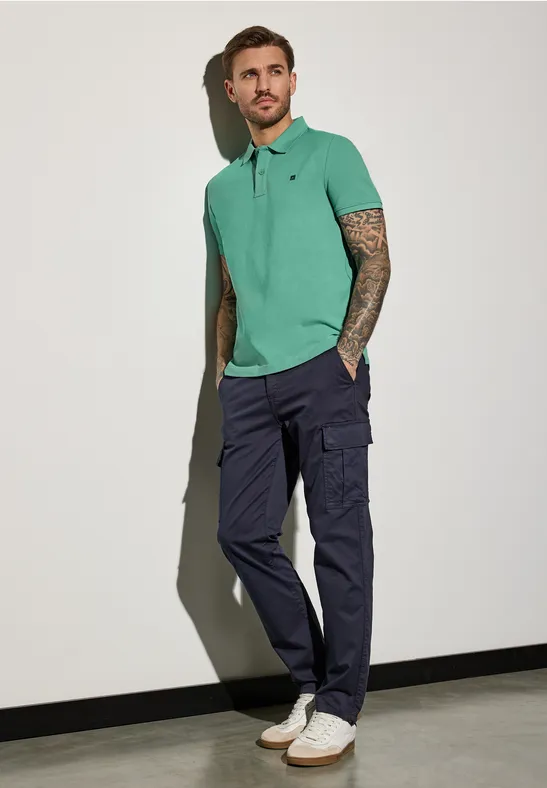 Polo piqué mint green