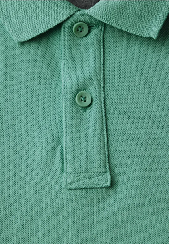 Polo piqué mint green