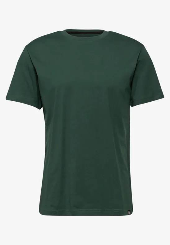 Basic Shirt in effen kleur soft olive green