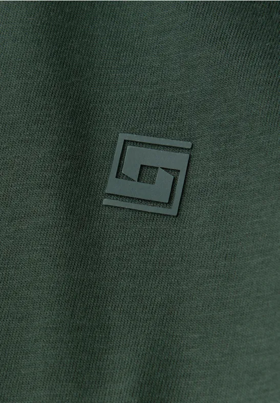 Miękka koszulka z długim rękawem soft olive green