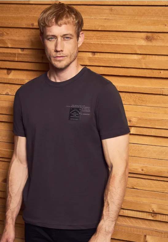 T-Shirt mit Print bordeaux red