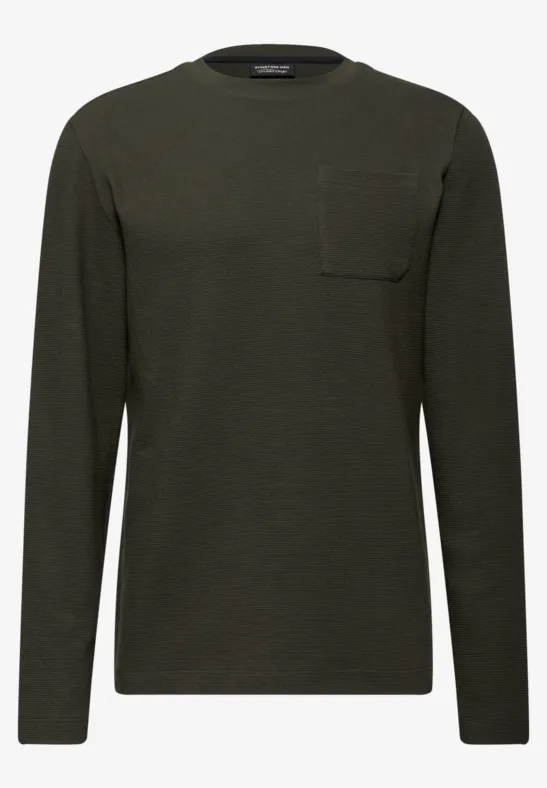 T-shirt à manches longues Ottoman dark olive green