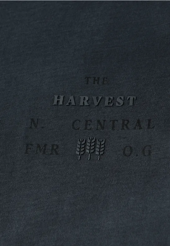 Softes Wording Langarmshirt nocturnal blue