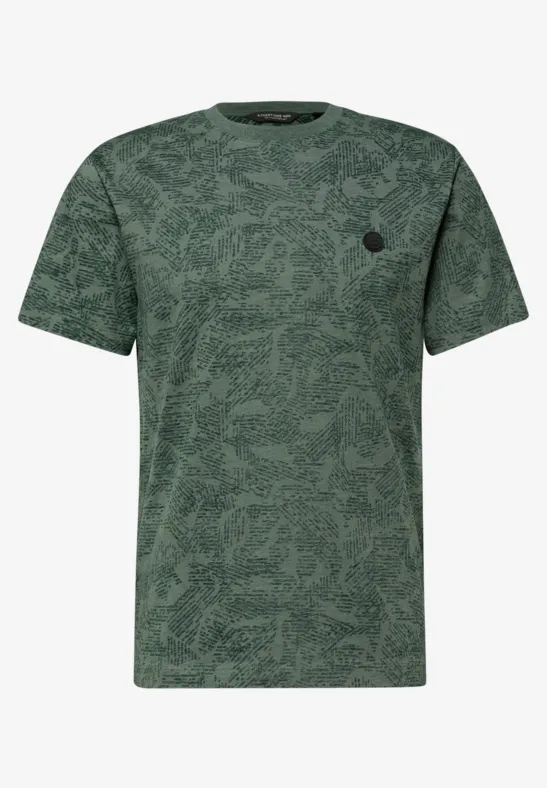 T-shirt à motifs timeless green