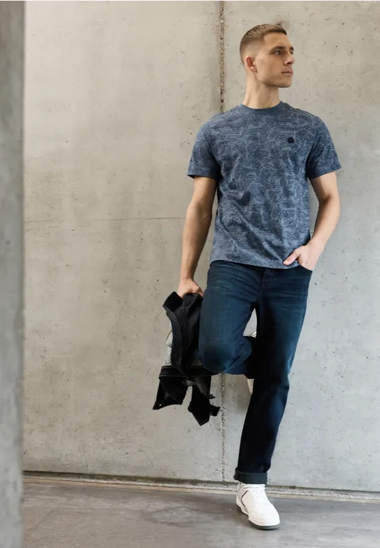 T-shirt à motifs authentic blue