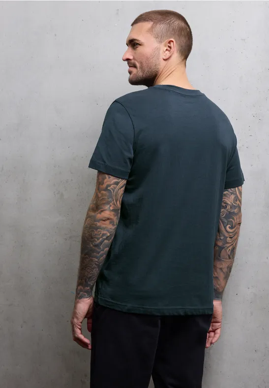 T-Shirt mit Frontprint nocturnal blue