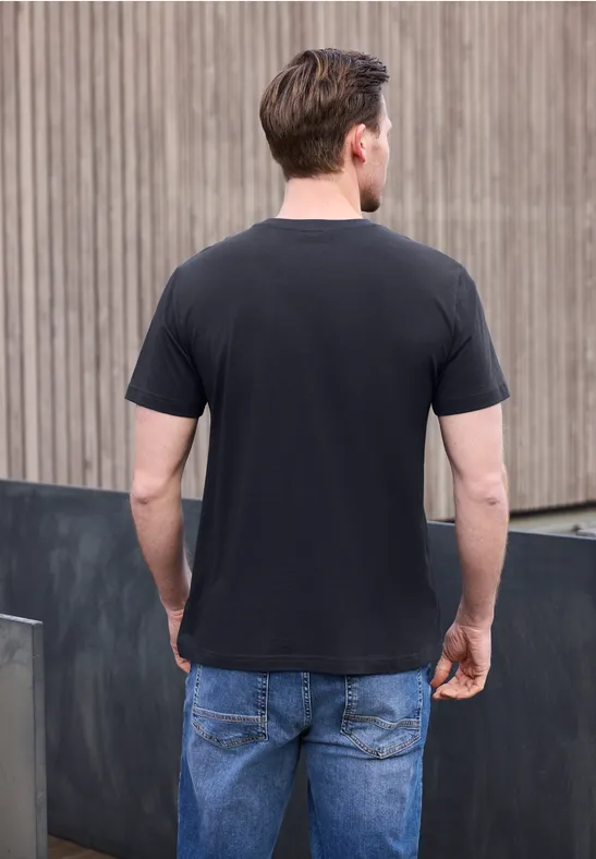 T-Shirt mit Logo-Print dark ink blue