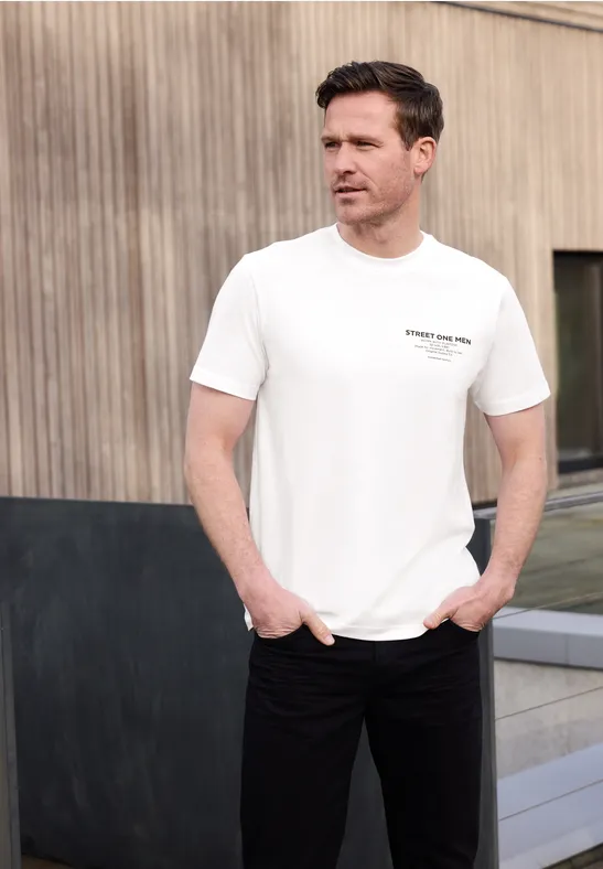 T-shirt avec logo imprimé bright white