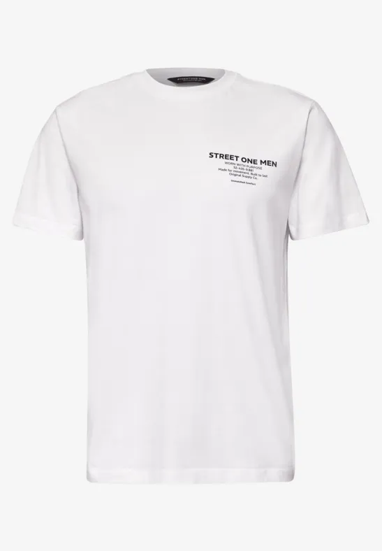T-shirt avec logo imprimé bright white