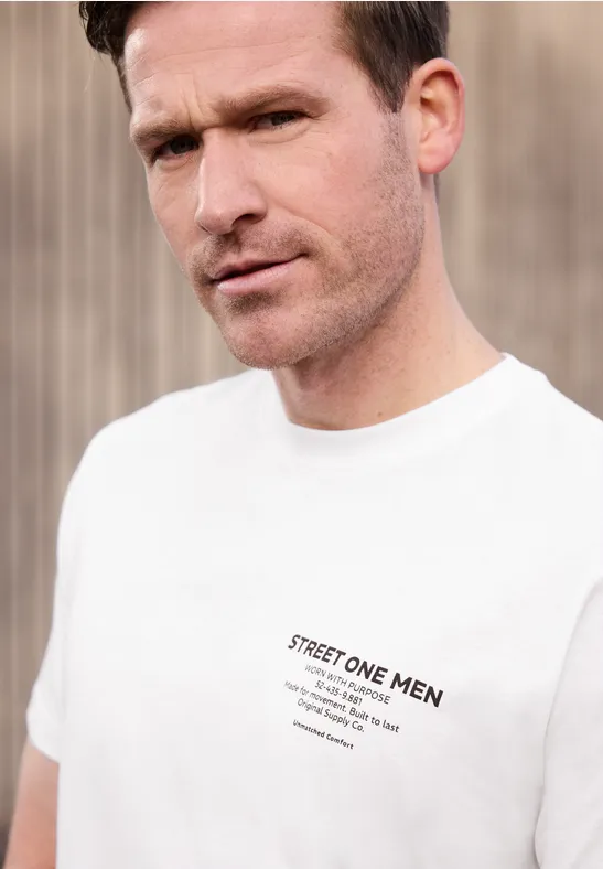 T-shirt avec logo imprimé bright white