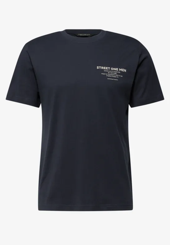T-shirt avec logo imprimé dark ink blue