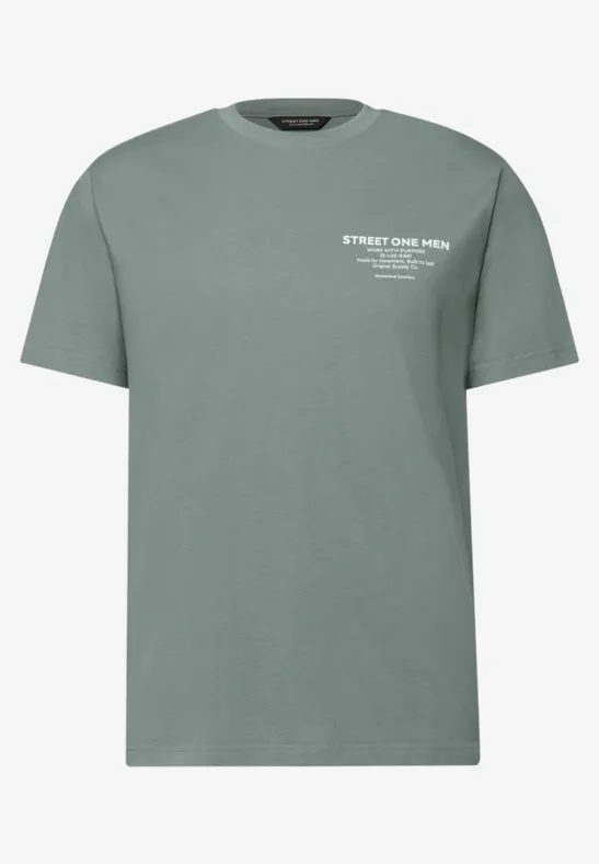 T-shirt avec logo imprimé dusty mint