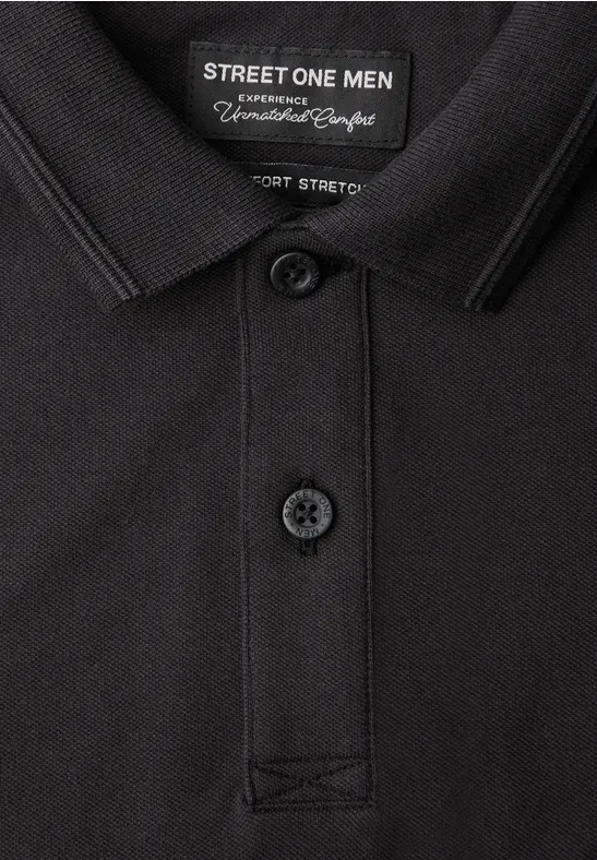 Polo de base basic black