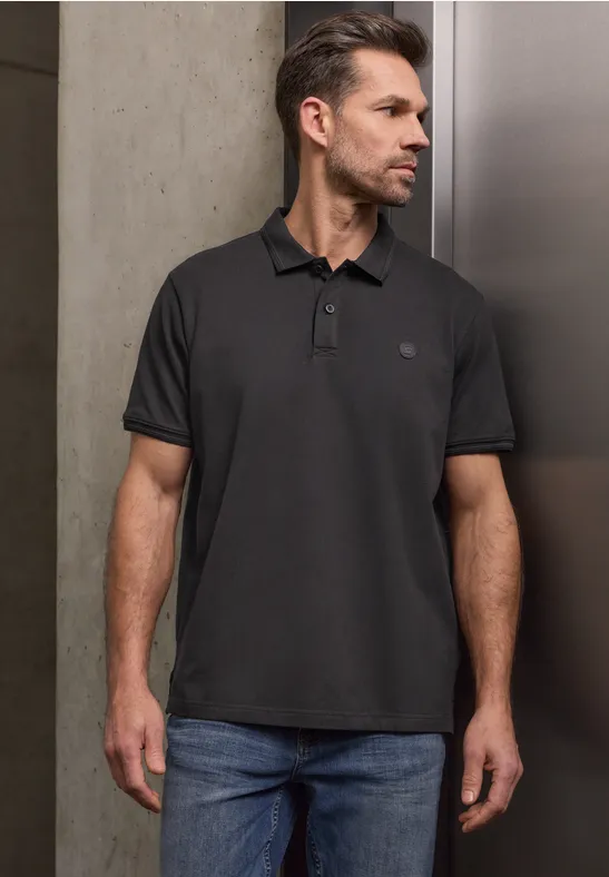 Polo de base basic black