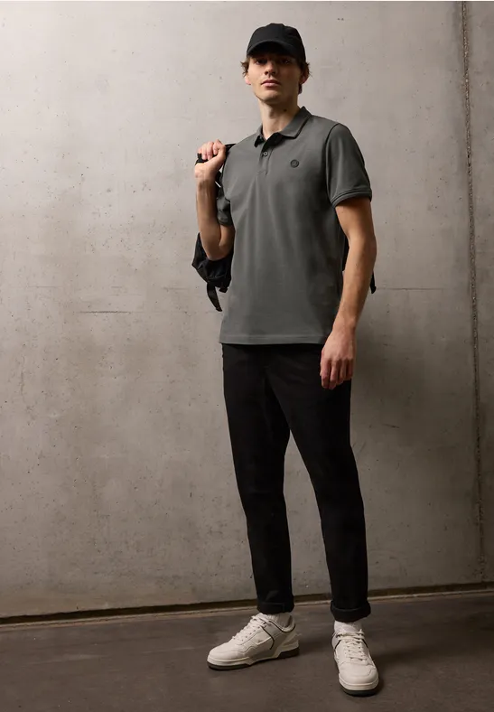 Polo de base oil grey