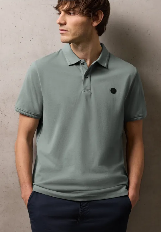 Basis poloshirt dusty mint