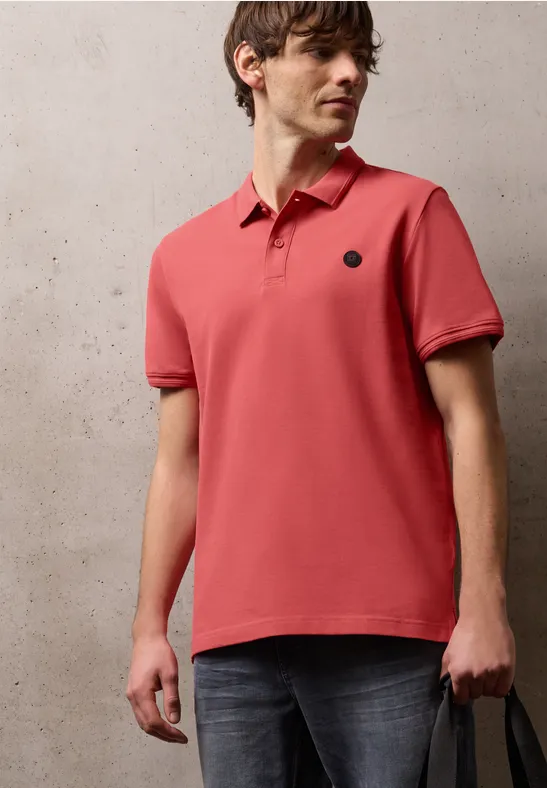 Polo de base dull coral