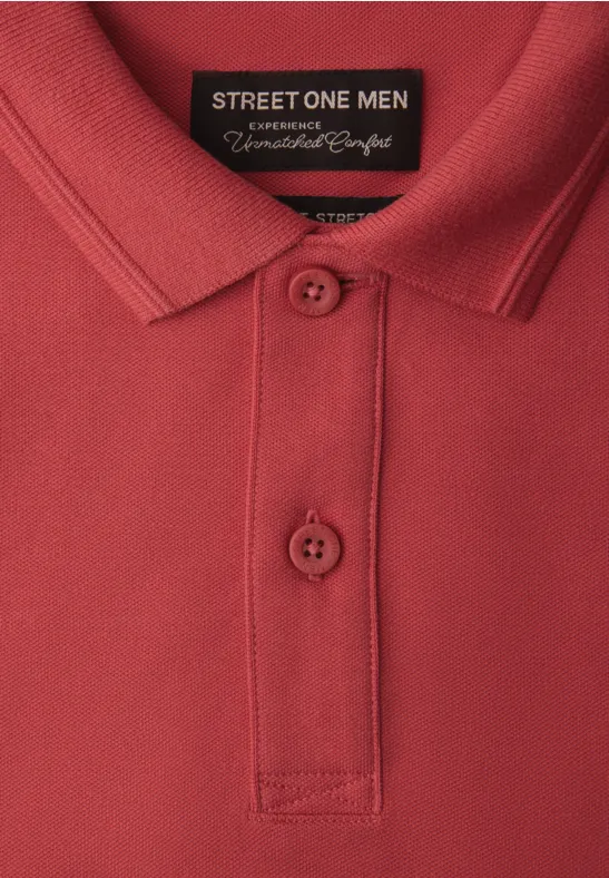 Polo de base dull coral