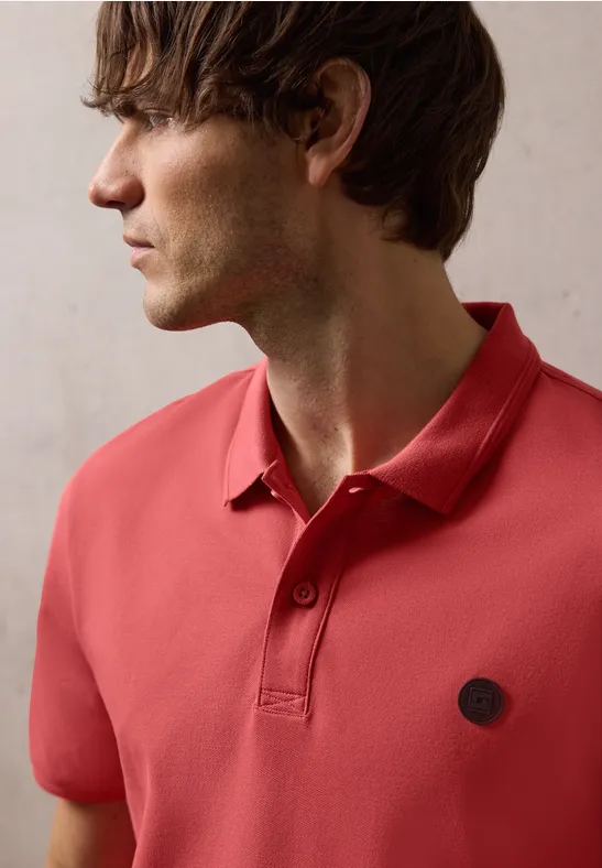 Polo de base dull coral