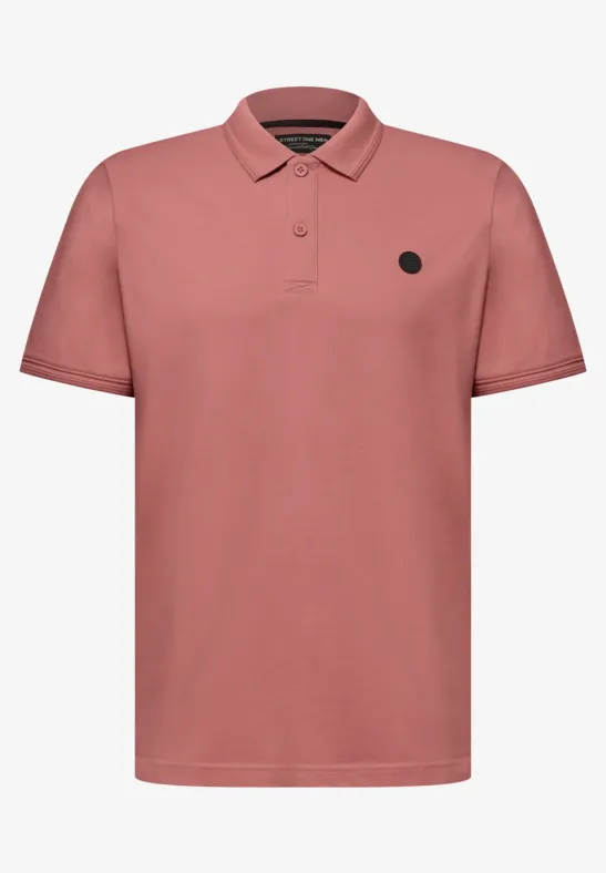 Polo confort basique sunrise red