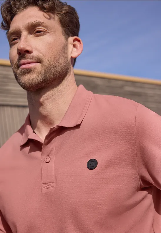 Polo confort basique sunrise red