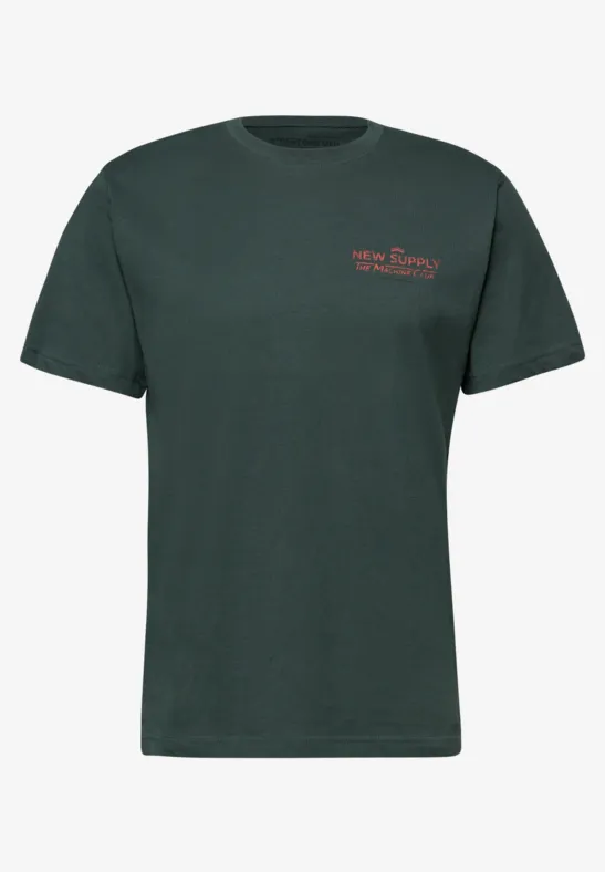 T-Shirt mit Backprint sea green