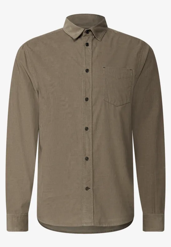 Softes Cordhemd mocha brown