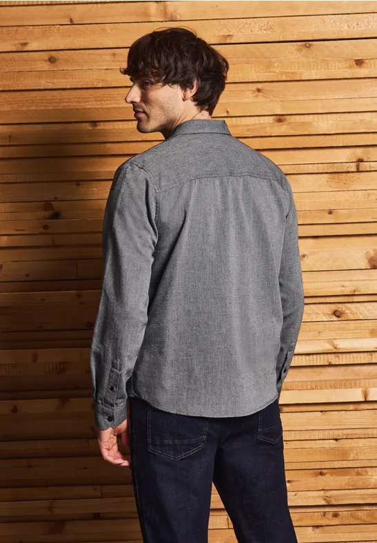 Chemise avec structure two-tone null