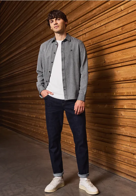 Chemise avec structure two-tone null