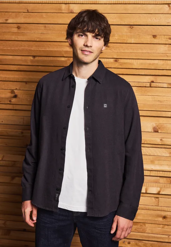 Chemise avec structure two-tone null