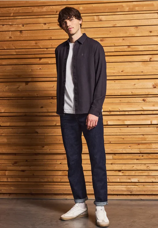 Chemise avec structure two-tone null