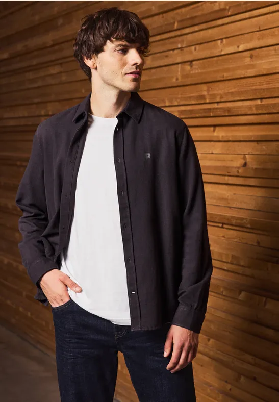 Chemise avec structure two-tone null