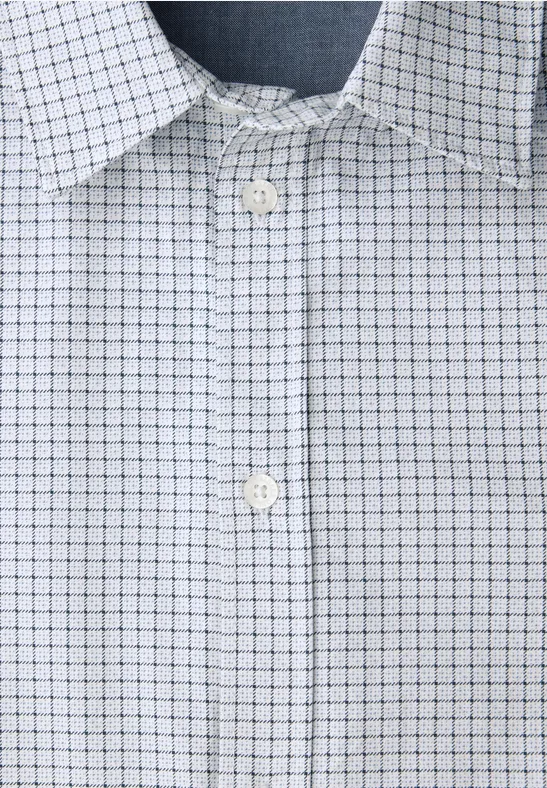 Chemise Popeline Minimal Print bright white