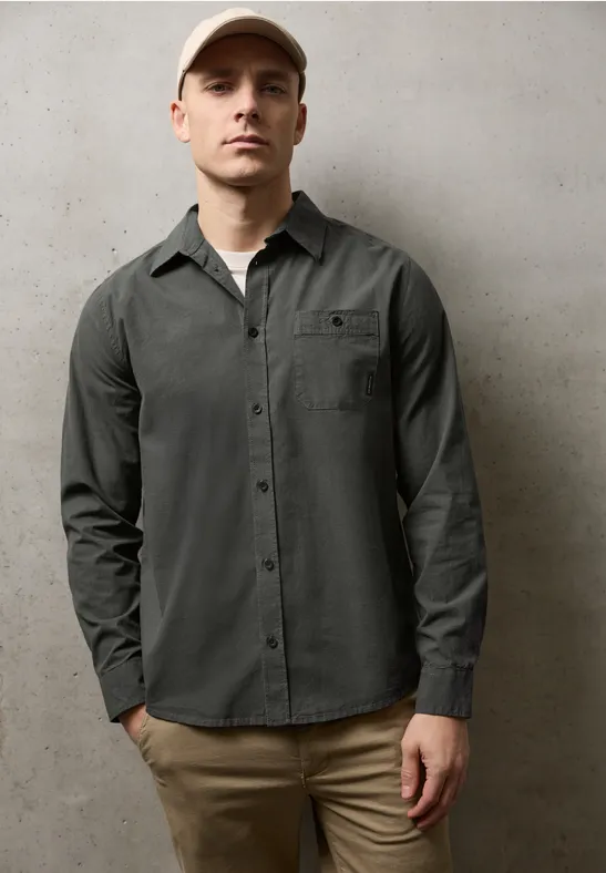 Chemise Two-Tone oil grey