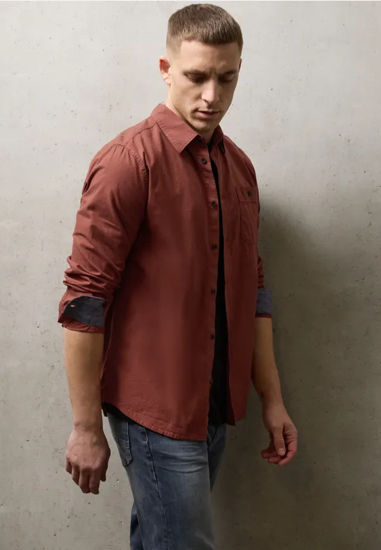 Two-Tone Hemd dull coral