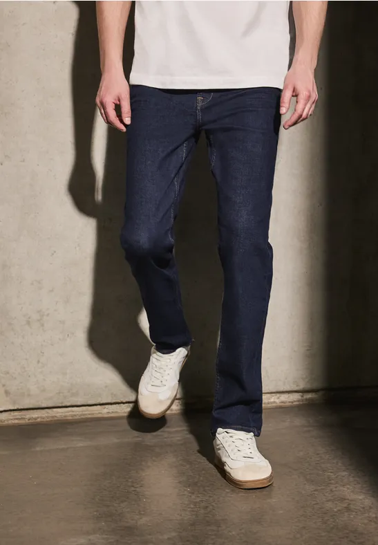 Jean coupe slim dark blue rinsed wash