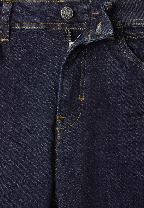 Jean coupe slim dark blue rinsed wash