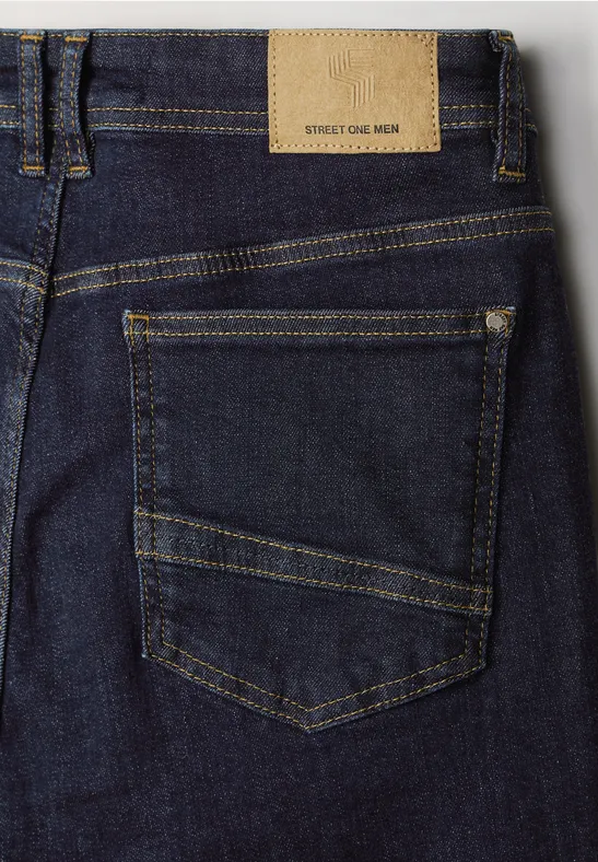 Jean coupe slim dark blue rinsed wash