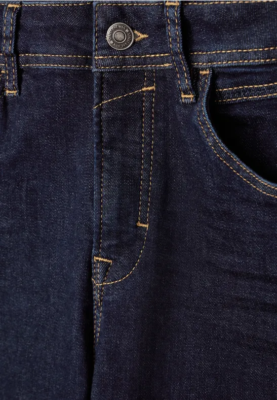 Jean coupe slim dark blue rinsed wash