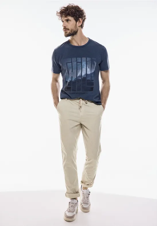 Lekkie bawełniane chino sandy shore