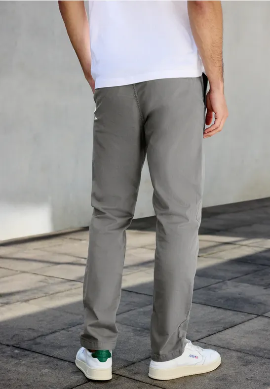 Klassische Chino steel grey
