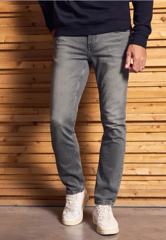 Jeans Regular Fit mid grey wash