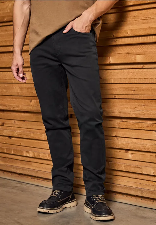 Slim Fit Hose Black