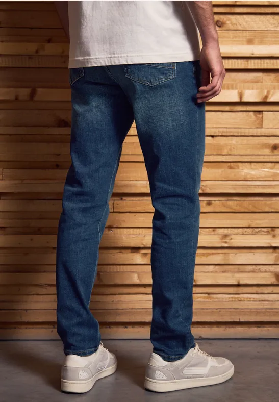 Regular Fit jeans indigo blue wash