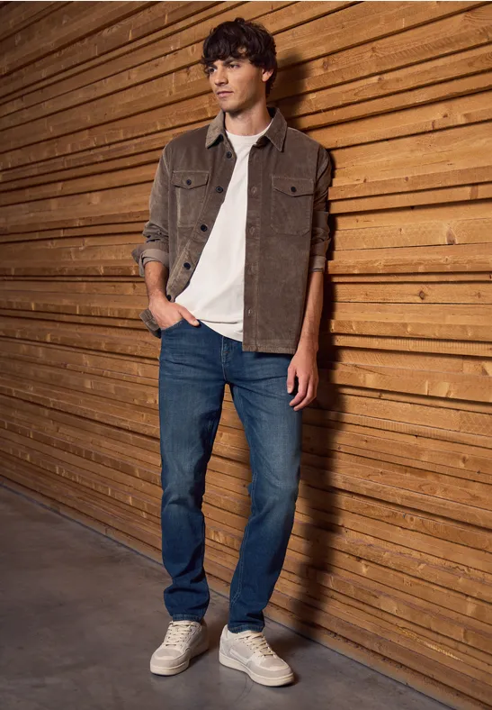 Regular Fit jeans indigo blue wash