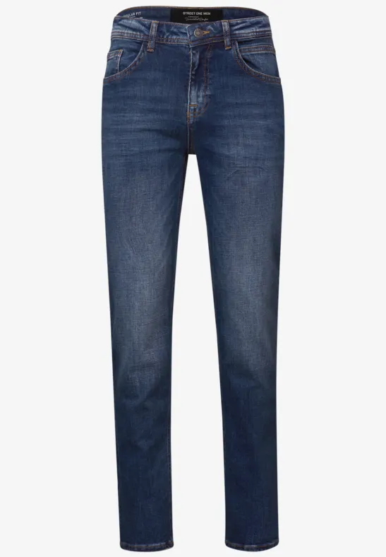 Regular Fit jeans indigo blue wash