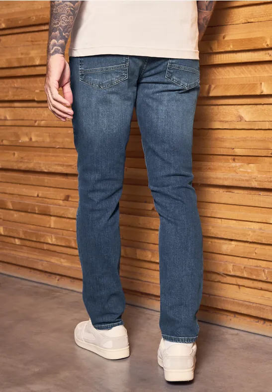 Jeans Regular Fit dark blue wash