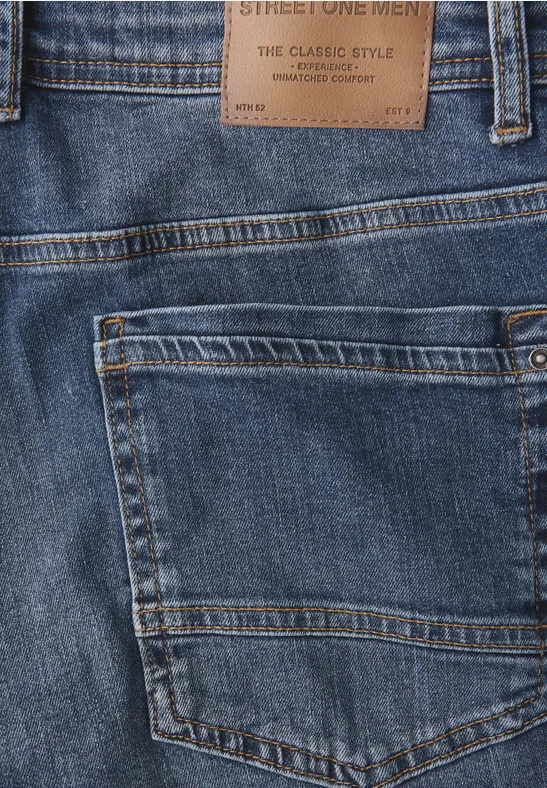 Jeans Regular Fit dark blue wash