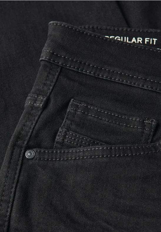 Straight Legs jeans clean black